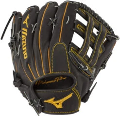12.75 Inch Mizuno Pro GMP2BK-700DH Adult Outfield Baseball Glove 312660