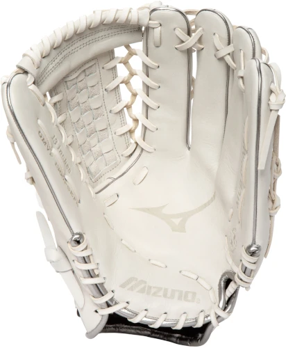 13 Inch Mizuno MVP Prime SE GMVP1300PSEF8-White/Silver Women's Fastpitch Softball Glove 2 13 Inch Mizuno MVP Prime SE GMVP1300PSEF8-White/Silver Women's Fastpitch Softball Glove - Image 2