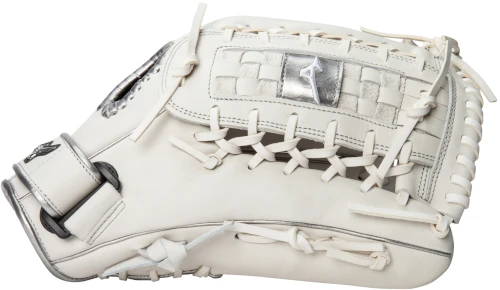 13 Inch Mizuno MVP Prime SE GMVP1300PSEF8-White/Silver Women's Fastpitch Softball Glove 3 13 Inch Mizuno MVP Prime SE GMVP1300PSEF8-White/Silver Women's Fastpitch Softball Glove - Image 3