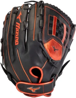 14 Inch Mizuno MVP Prime SE GMVP1400PSES8-Black/Red Adult Slowpitch Softball Glove