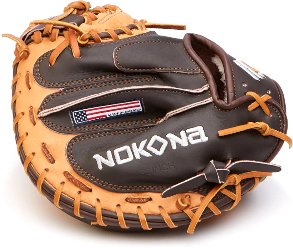 32 Inch Nokona Alpha S2 Adult Baseball Catcher's Mitt 3 32 Inch Nokona Alpha S2 Adult Baseball Catcher's Mitt - Image 3
