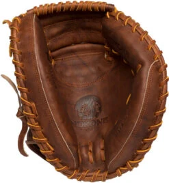 Rawlings Store -Rawlings Store 33 5 inch nokona walnut w3350 adult baseball catcher mitt 9