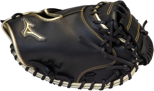 34 Inch Mizuno MVP Prime SE GXC50PSE8-Black/Gold Adult Baseball Catcher Mitt 3 34 Inch Mizuno MVP Prime SE GXC50PSE8-Black/Gold Adult Baseball Catcher Mitt - Image 3