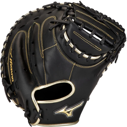 34 Inch Mizuno MVP Prime SE GXC50PSE8-Black/Gold Adult Baseball Catcher Mitt 1 34 Inch Mizuno MVP Prime SE GXC50PSE8-Black/Gold Adult Baseball Catcher Mitt