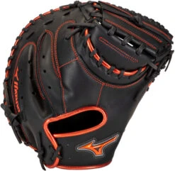34 Inch Mizuno MVP Prime SE GXC50PSE8-Black/Red Adult Baseball Catcher Mitt
