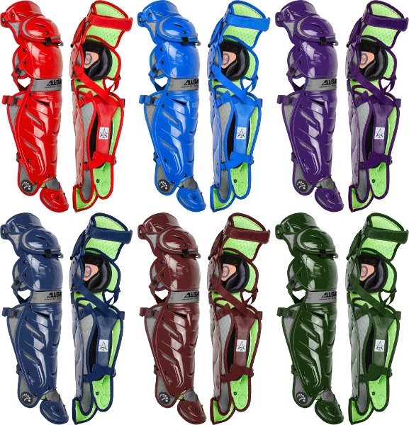 All-Star System 7 Axis LG40WPRO Adult Professional Baseball Leg Guards 2 All-Star System 7 Axis LG40WPRO Adult Professional Baseball Leg Guards - Image 2