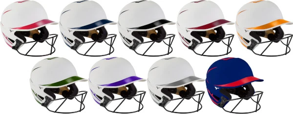 Mizuno F6 380392 Women's Two Tone Matte Fastpitch Softball Batting Helmet 4 Mizuno F6 380392 Women's Two Tone Matte Fastpitch Softball Batting Helmet - Image 4