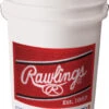 Rawlings Bucket Combo BBLOGOCOMBO Bucket With 3 Dozen HQ4Sports Logo Baseballs