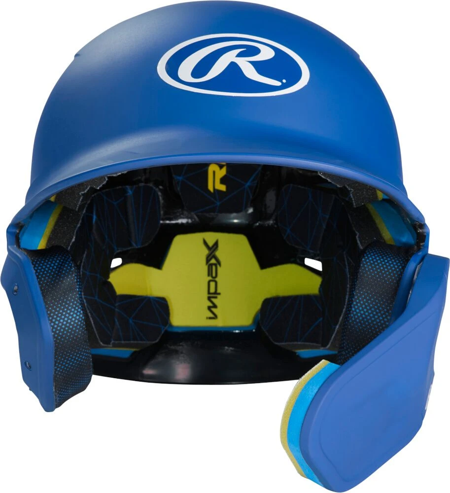 Rawlings MACH Adjust Junior Matte Baseball Batting Helmet W/ Adjustable Face Guard MA07J 2 Rawlings MACH Adjust Junior Matte Baseball Batting Helmet W/ Adjustable Face Guard MA07J - Image 2