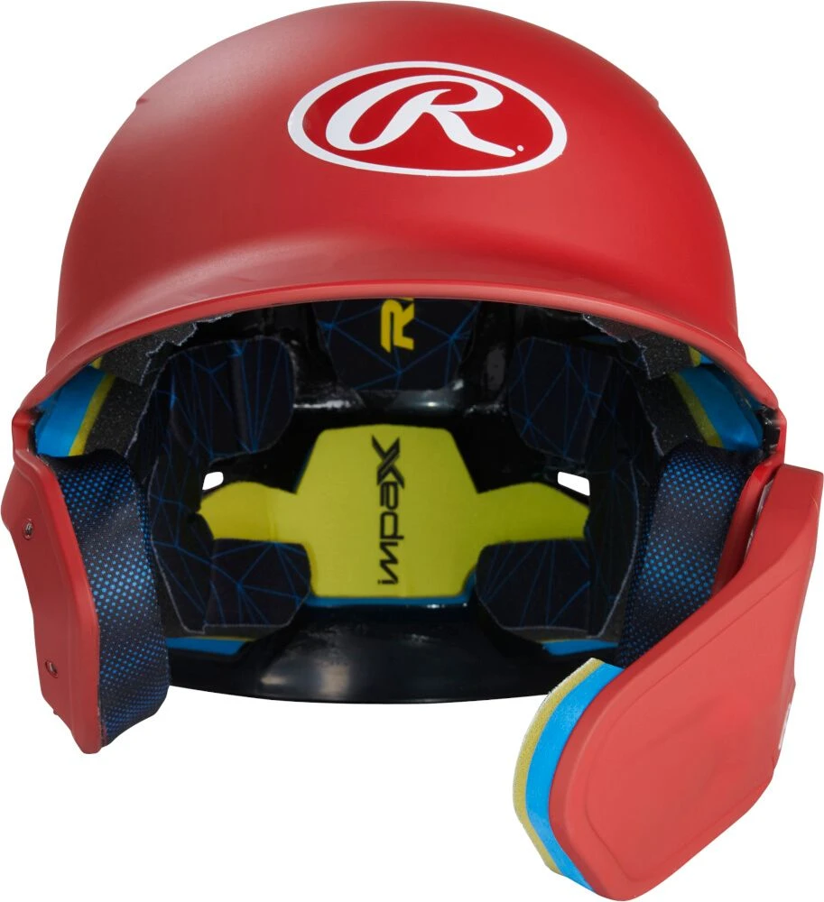 Rawlings MACH Adjust Junior Matte Baseball Batting Helmet W/ Adjustable Face Guard MA07J 3 Rawlings MACH Adjust Junior Matte Baseball Batting Helmet W/ Adjustable Face Guard MA07J - Image 3