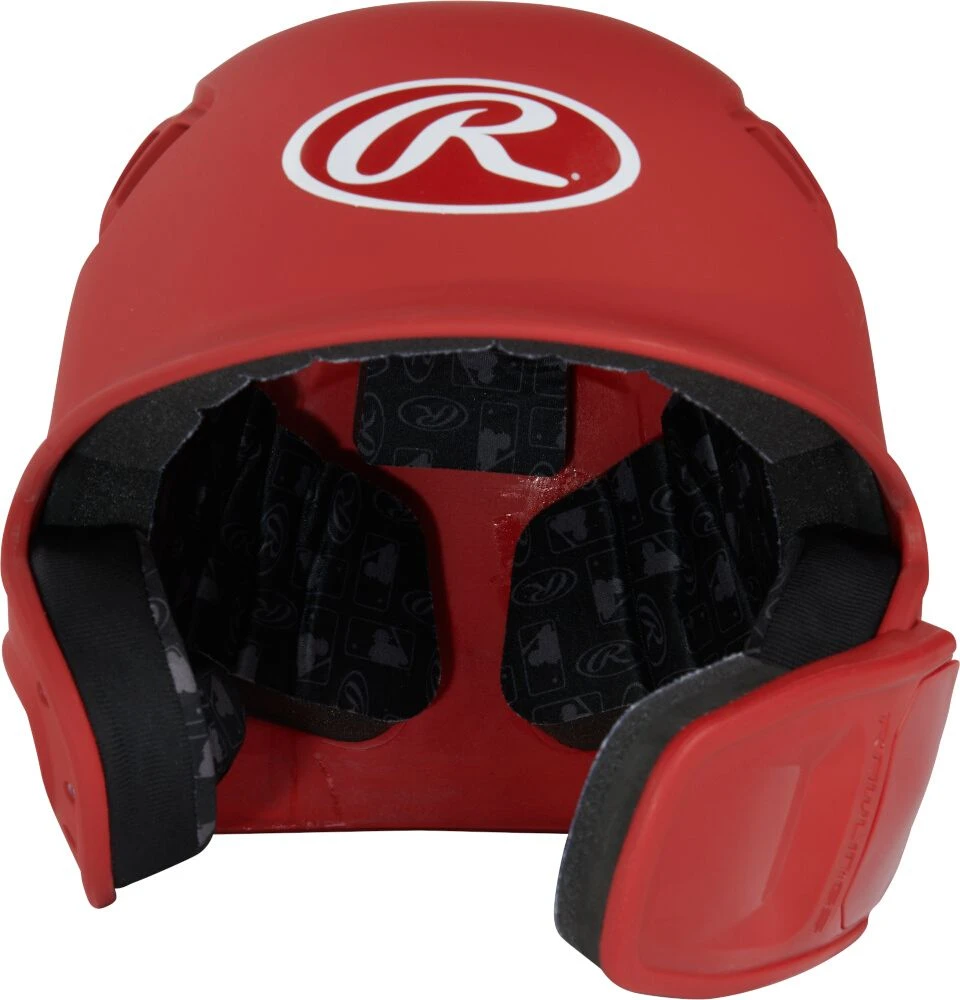 Rawlings R16 Reversible EXT Senior Matte Baseball Batting Helmet W/ Reversible Face Guard R6R07S 4 Rawlings R16 Reversible EXT Senior Matte Baseball Batting Helmet W/ Reversible Face Guard R6R07S - Image 4