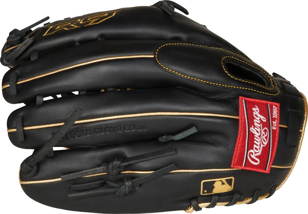 12.75 Inch Rawlings R9 Adult Outfield Baseball Glove R96019BGFS 3 12.75 Inch Rawlings R9 Adult Outfield Baseball Glove R96019BGFS - Image 3