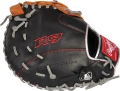 12 Inch Rawlings R9 Contour Youth Firstbase Baseball Mitt R9FMU-17BT -Rawlings Store rawlings r9 contour fit 12 inch youth firstbase baseball mitt r9fmu17bt 13