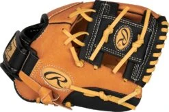 10 Inch Rawlings Sure Catch Youth Pro Taper Baseball Glove SC100TBI -Rawlings Store rawlings sure catch 10 inch youth pro taper baseball glove sc100tbi 14