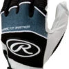 Rawlings Workhorse WH950BGY Youth Baseball Batting Gloves