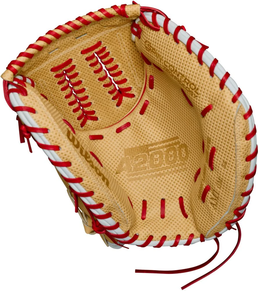34 Inch Wilson A2000 SuperSkin Aubree Monroe Game Model Women's Fastpitch Softball Catcher Mitt WBW10024434 2 34 Inch Wilson A2000 SuperSkin Aubree Monroe Game Model Women's Fastpitch Softball Catcher Mitt WBW10024434 - Image 2