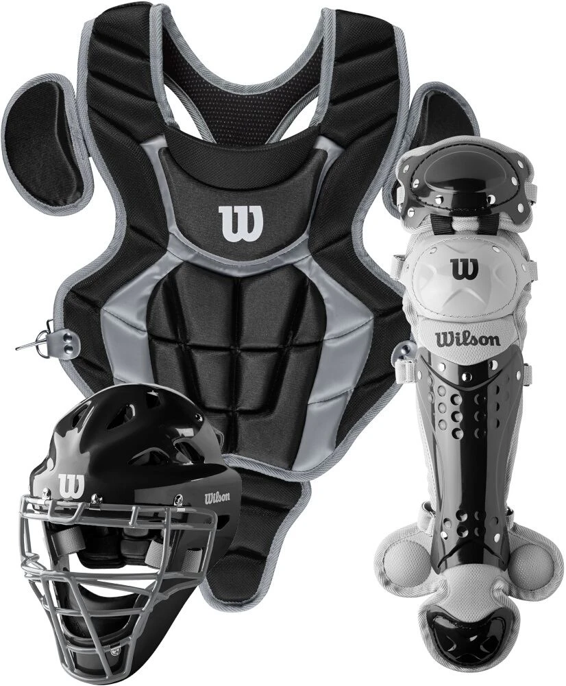 Wilson C200 Youth Baseball Catcher's Gear Kit WB57116 1 Wilson C200 Youth Baseball Catcher's Gear Kit WB57116