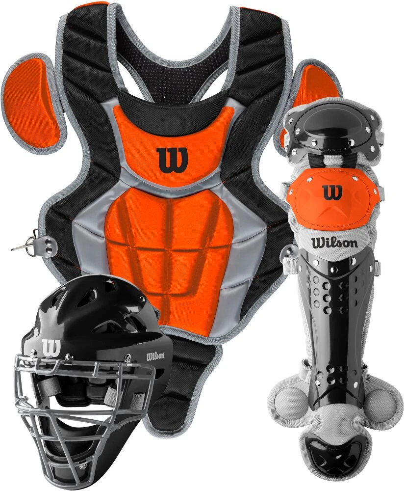 Wilson C200 Youth Baseball Catcher's Gear Kit WB57116 5 Wilson C200 Youth Baseball Catcher's Gear Kit WB57116 - Image 5