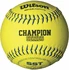 Wilson Champion Series WTA9133BUSSFPYB 12 Inch USSSA Synthetic Leather Fastpitch Softball