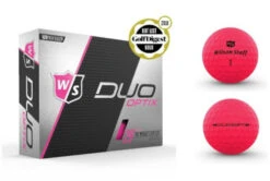 Wilson Staff Duo Soft Optix 6 Dozen Proton Pink Golf Balls - Free Shipping!
